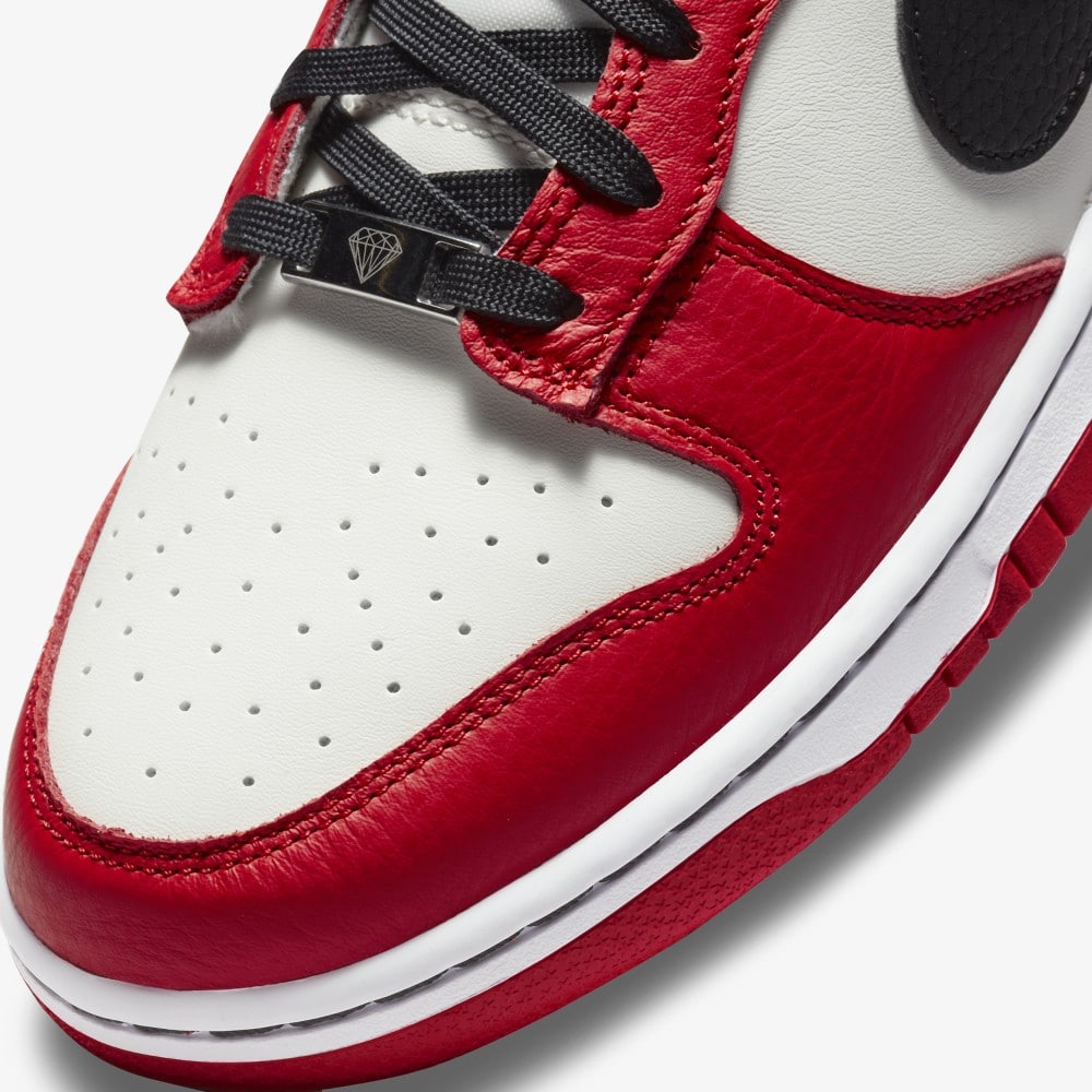 NBA x Nike Dunk Low EMB Chicago | DD3363-100 | Grailify
